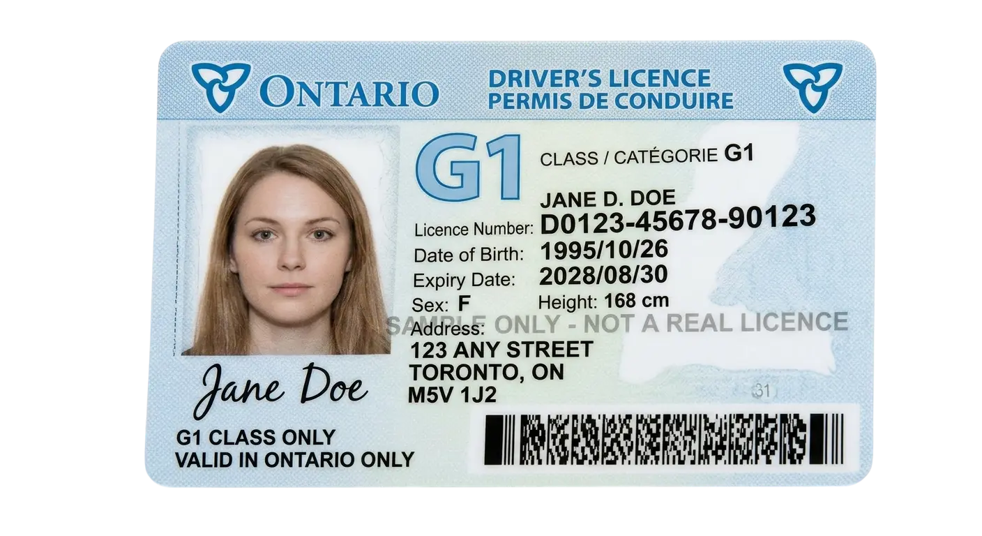 Ontario G1 practice test g1practiceteston.ca