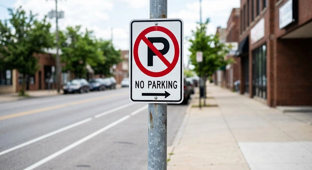 G1 Practice Test: Road Signs Edition (2026 Update) 16 A red circle with a P and a diagonal slash means