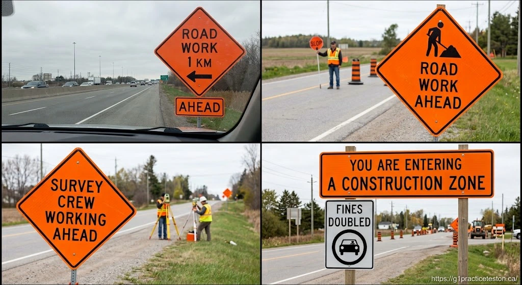 Construction Signs in Ontario: The Complete Guide to Meanings, Types & Rules 36 Advance Warning Signs