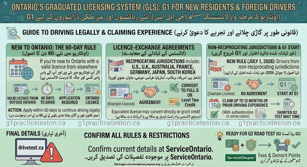 G1 Licence Restrictions in Ontario 35 G1 for new residents foreign drivers g1practiceteston.ca