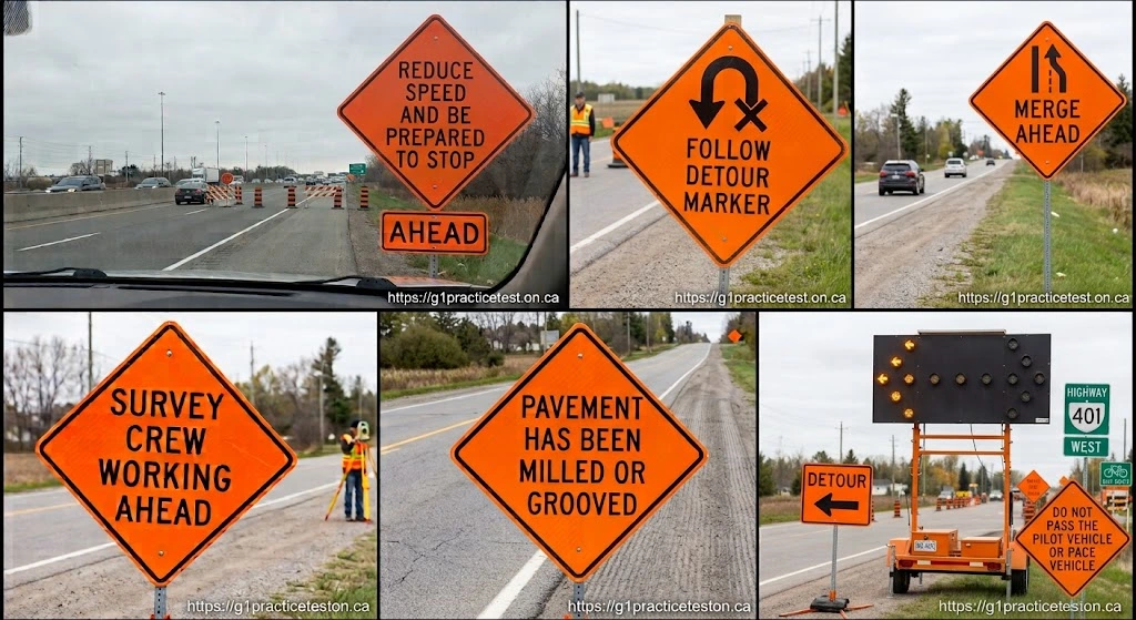 Construction Signs in Ontario: The Complete Guide to Meanings, Types & Rules 40 Construction Signs Ontario